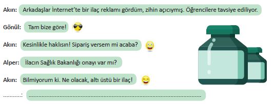 5. Sınıf Türkçe Ders Kitabı Bilinçsiz İlaç Kullanımı Dinleme/İzleme Metni Etkinlik Soruları Ve Cevapları Meb Yayınları Sayfa 212 213 214 215